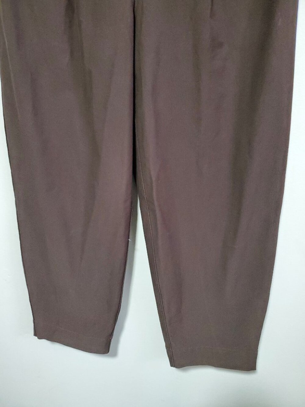 LULULEMON City Sleek Hi-Rise 27" Barrel-Leg Pant Espresso Sz 28 Light Utilitech - Picture 8 of 14